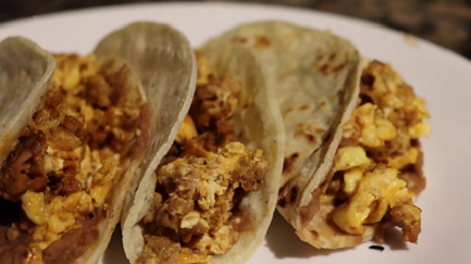 chorizo and egg breakfast tacos recipe