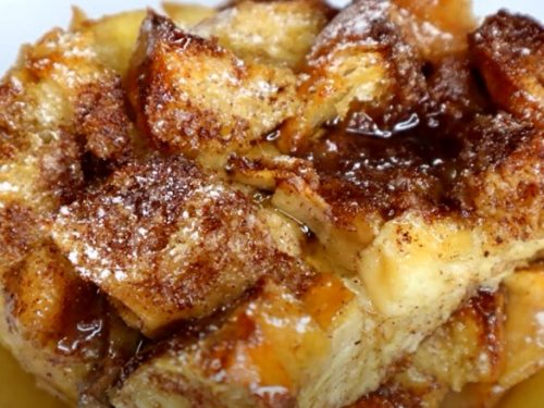 Cinnamon Apple French Toast Casserole Recipe