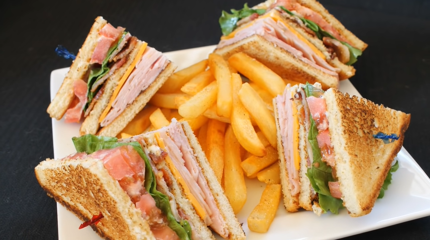 Denny's Club Sandwich  Recipes, Club sandwich recipes, Club sandwich