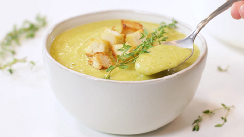 creamy roasted asparagus soup recipe