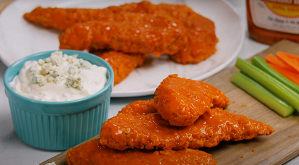 crispy baked buffalo chicken fingers recipe