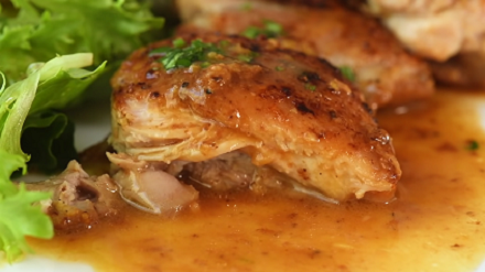 crispy garlic boneless chicken thighs recipe