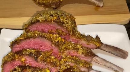 dijon pistachio crusted rack of lamb recipe