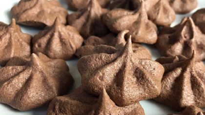 double chocolate meringue cookies recipe