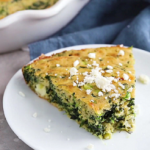 easy crustless spinach and feta pie recipe