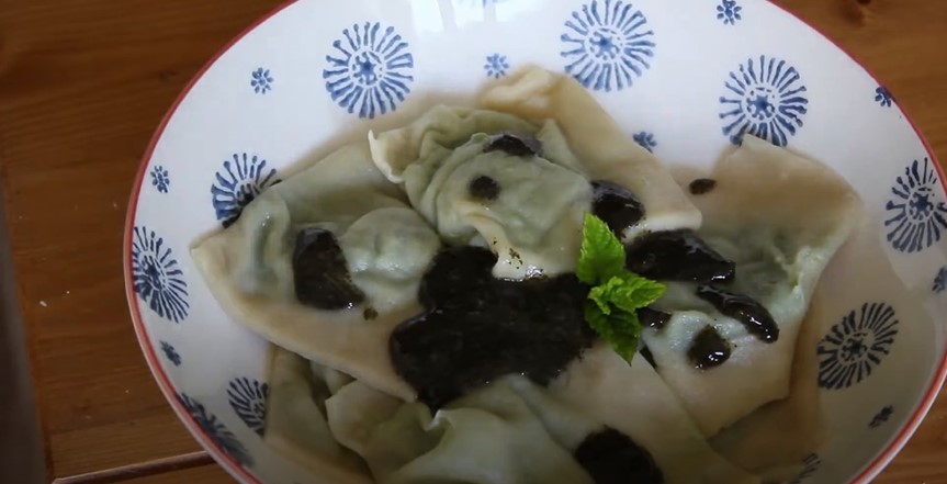 Easy Pea Ravioli with Mint Recipe