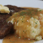 elk steak and mashed potatoes recipe