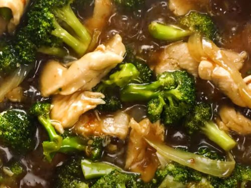Garlic Chicken and Broccoli Cashew Stir Fry Recipe