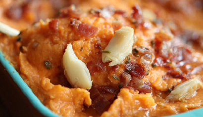 garlic sweet potato mash recipe