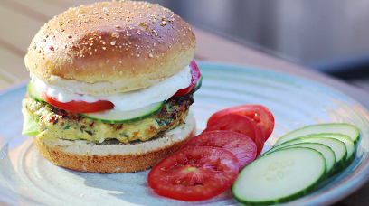 greek chicken burgers with feta recipe