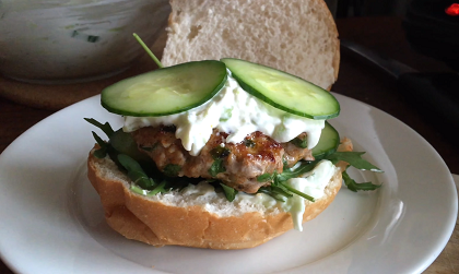 greek lamb burgers with tzatziki sauce recipe