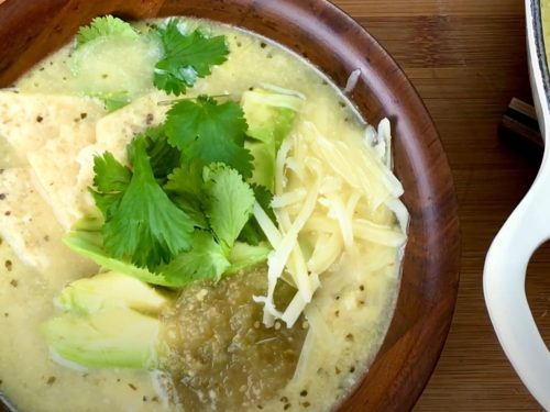 Green Chile Enchilada Soup Recipe