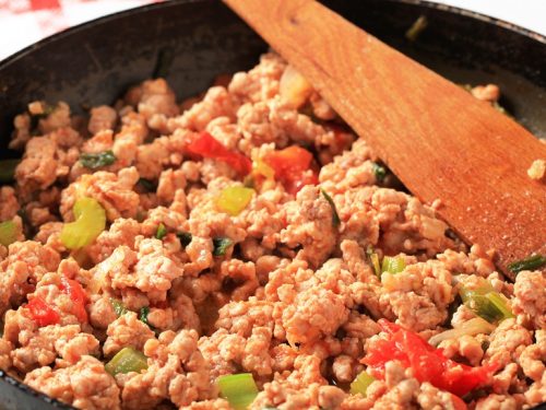 ground chicken stir fry recipe
