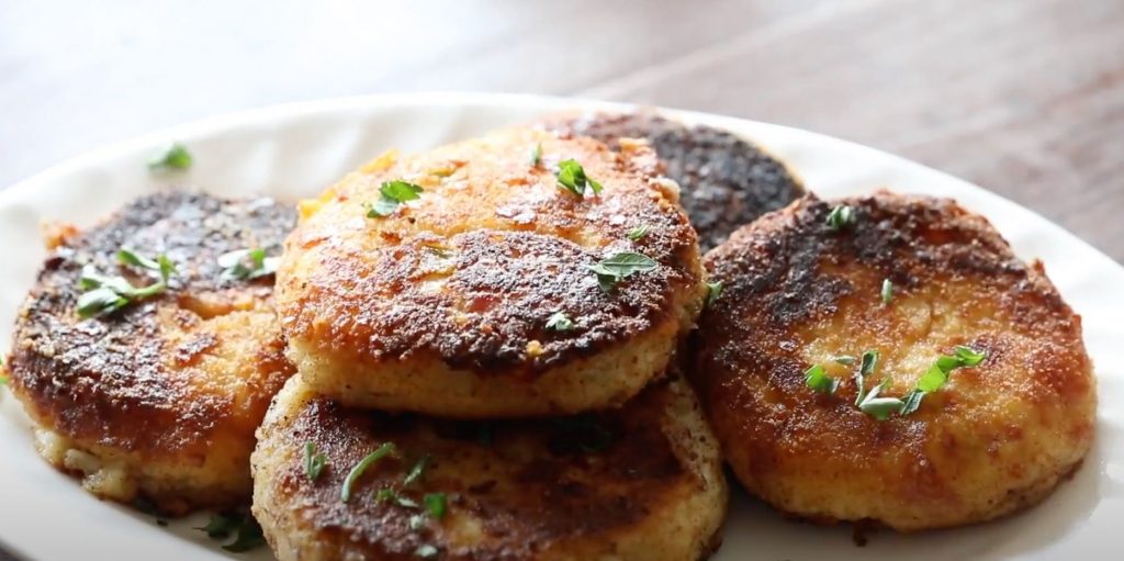 Ham Mashed Potato Cakes Recipe