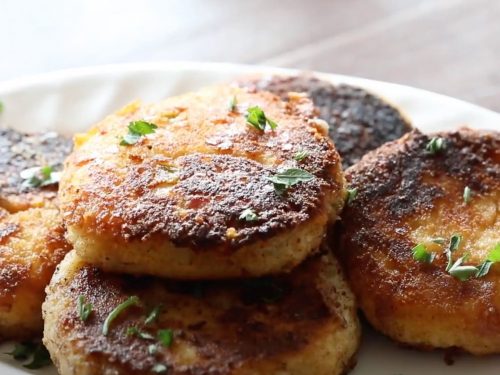 Ham Mashed Potato Cakes Recipe