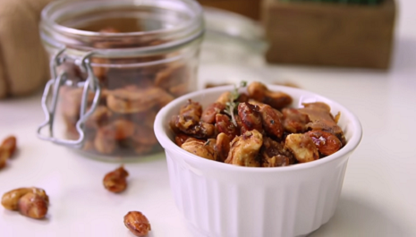 herb spiced mixed nuts recipe