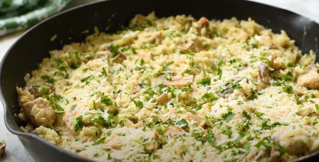 Instant Pot Creamy Parmesan Chicken and Rice Recipe
