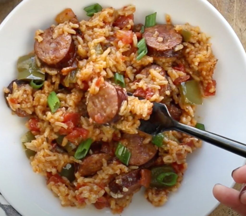 Italian Sausage and Vegetable Orzo Skillet Recipe