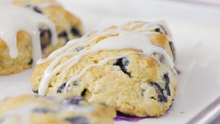 lemon blueberry scones recipe