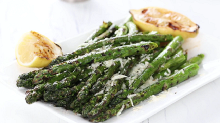 lemon parmesan grilled asparagus recipe