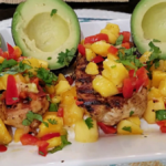 lime grilled chicken with pineapple salsa recipe