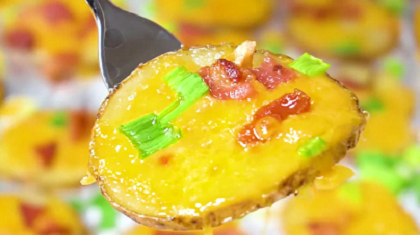 loaded baked potato rounds recipe