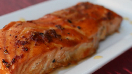 maple soy glazed salmon recipe