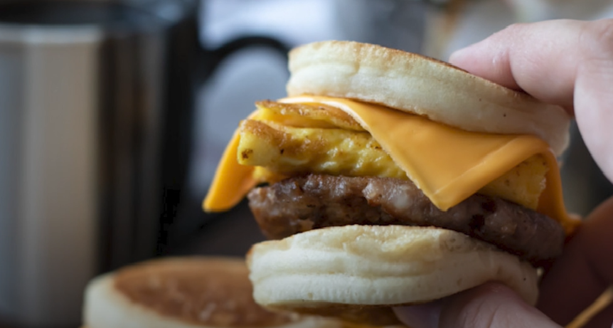 Homemade McDonald's McGriddle Breakfast Sandwich, Recipe