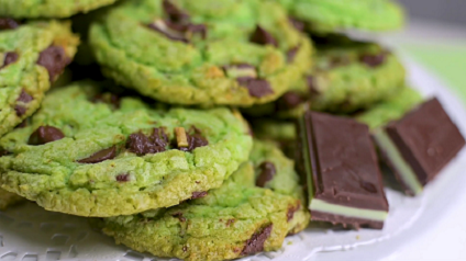 mint chocolate chip cookies recipe