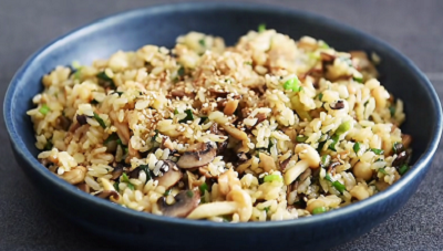 mushroom fried rice recipe