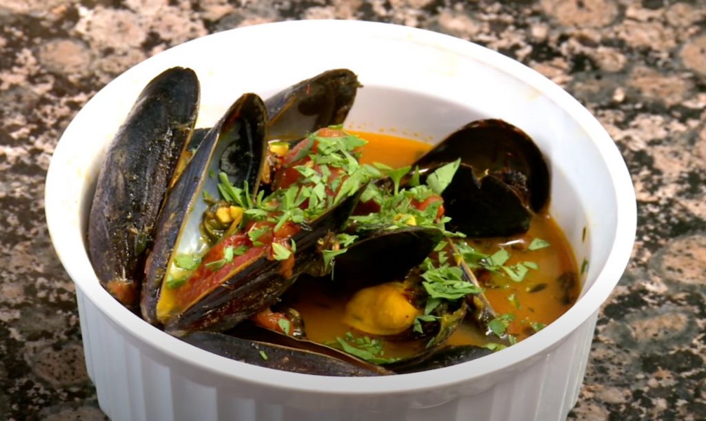 Mussel Soup with Saffron Recipe