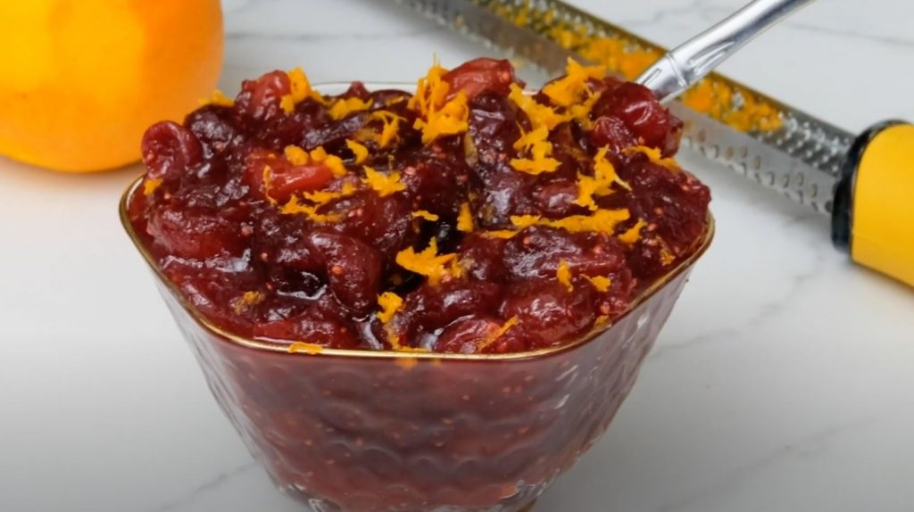 Orange and Lime Cranberry Sauce Recipe