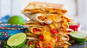 parmesan crusted shrimp quesadillas recipe