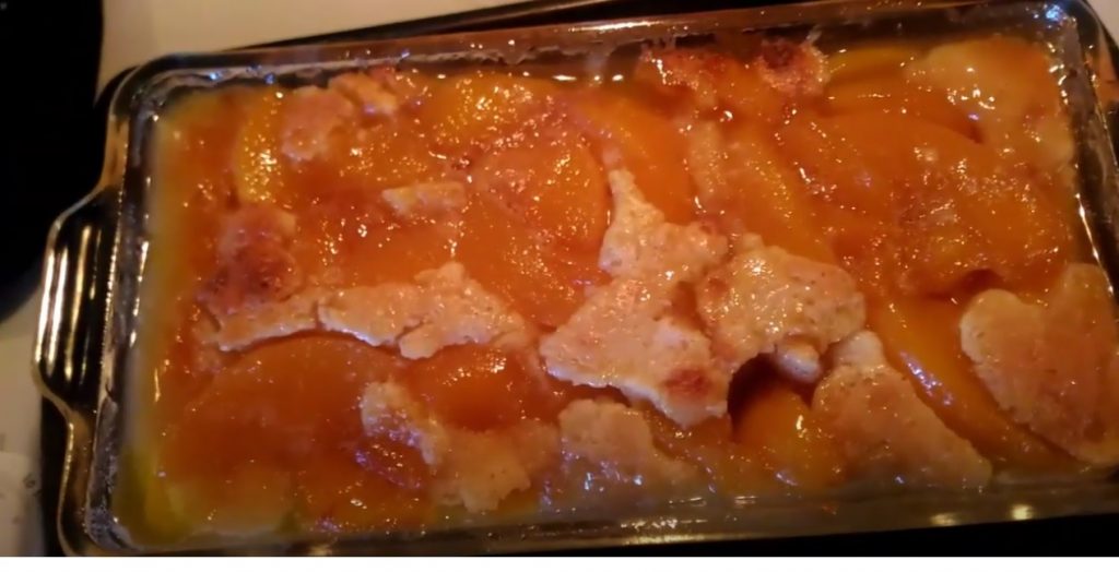 paula deen peach cobbler recipe