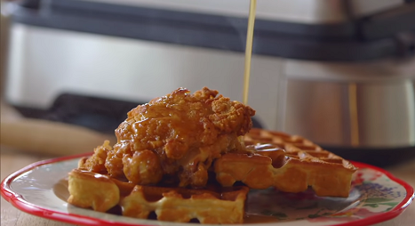 pear butter chicken and waffles recipe