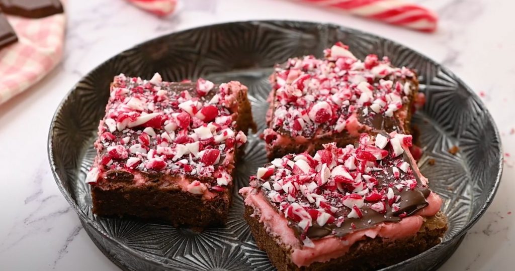 Peppermint Candy Cane Brownies Recipe