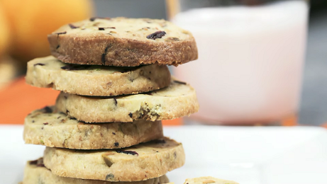 pistachio cranberry shortbread cookies recipe