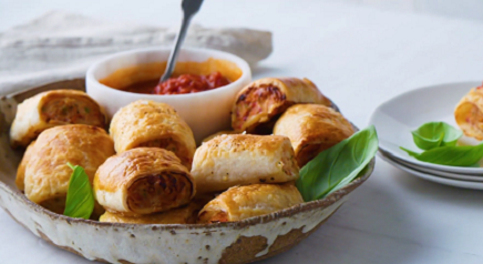 pizza sausage rolls recipe