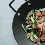 pork stir fry with green onion recipe