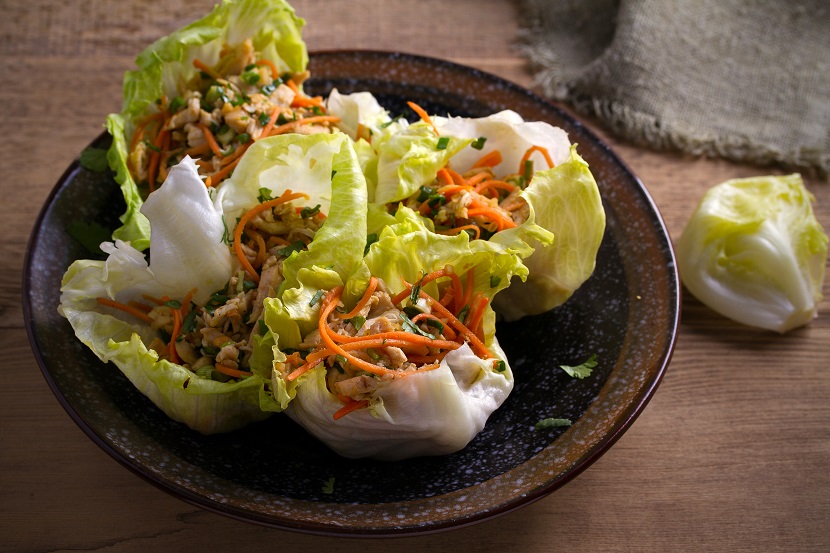 pressure cooker chicken lettuce wraps recipe