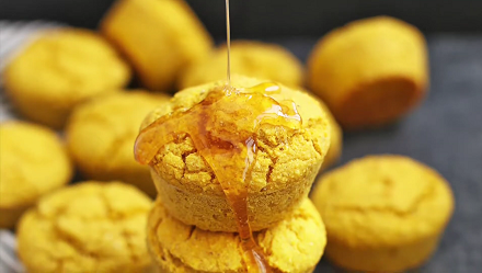 pumpkin cornbread muffins recipe