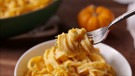 pumpkin fettuccine alfredo recipe