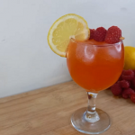 raspberry mimosa and mocktail recipe