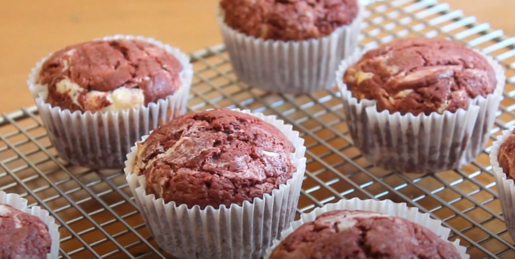 Red Velvet Cream Cheese Muffins Recipe