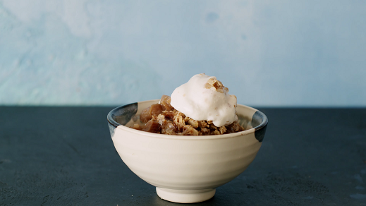 rhubarb peach crisp recipe