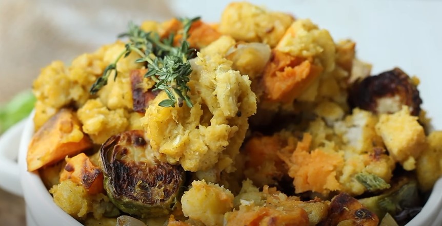 Roasted Autumn Vegetable Stuffing Recipe