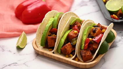 roasted sweet potato tacos recipe