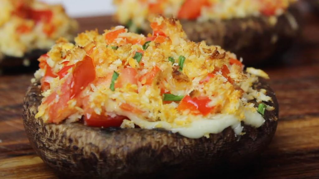 Southwest Sausage and Egg Stuffed Portobello Mushrooms Recipe