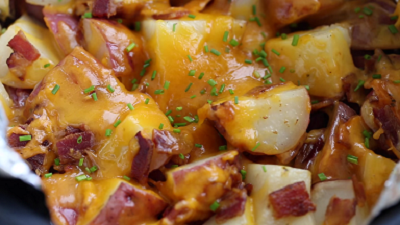 slow cooker cheesy bacon ranch potatoes recipe