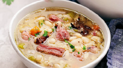 smoky white bean and ham soup recipe